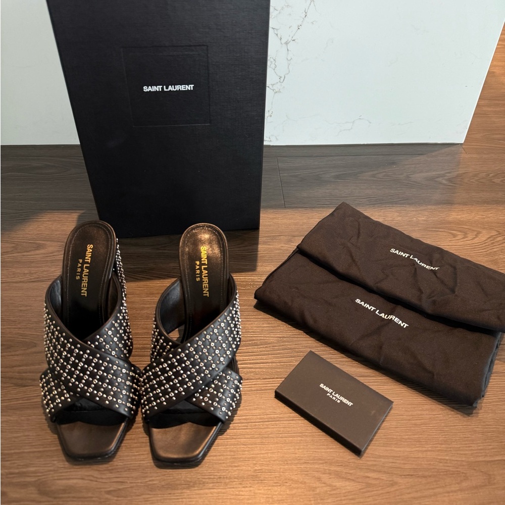 Saint Laurent Loulou 95 Studs 38 as new - Picture 12 of 13